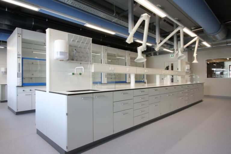 Laboratoria gietvloer