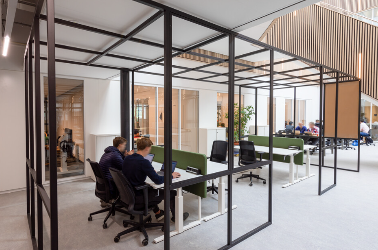 studieruimte gietvloer